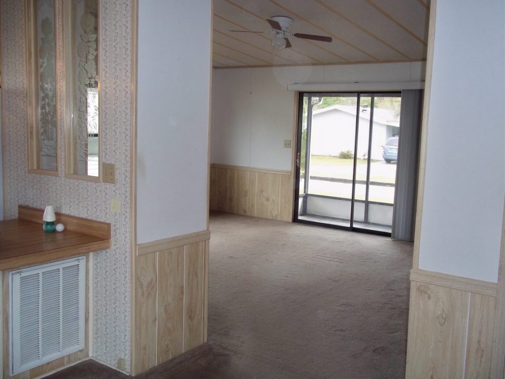 Living room with outside view