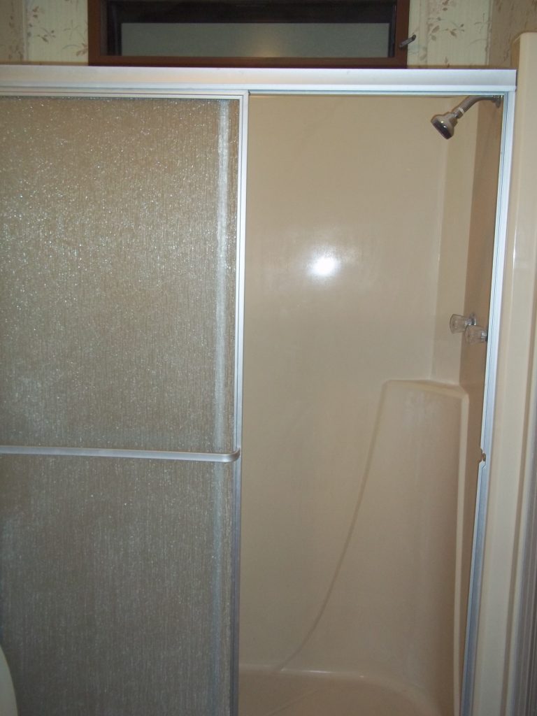 Master Bathroom with Standing Shower and Vanity
