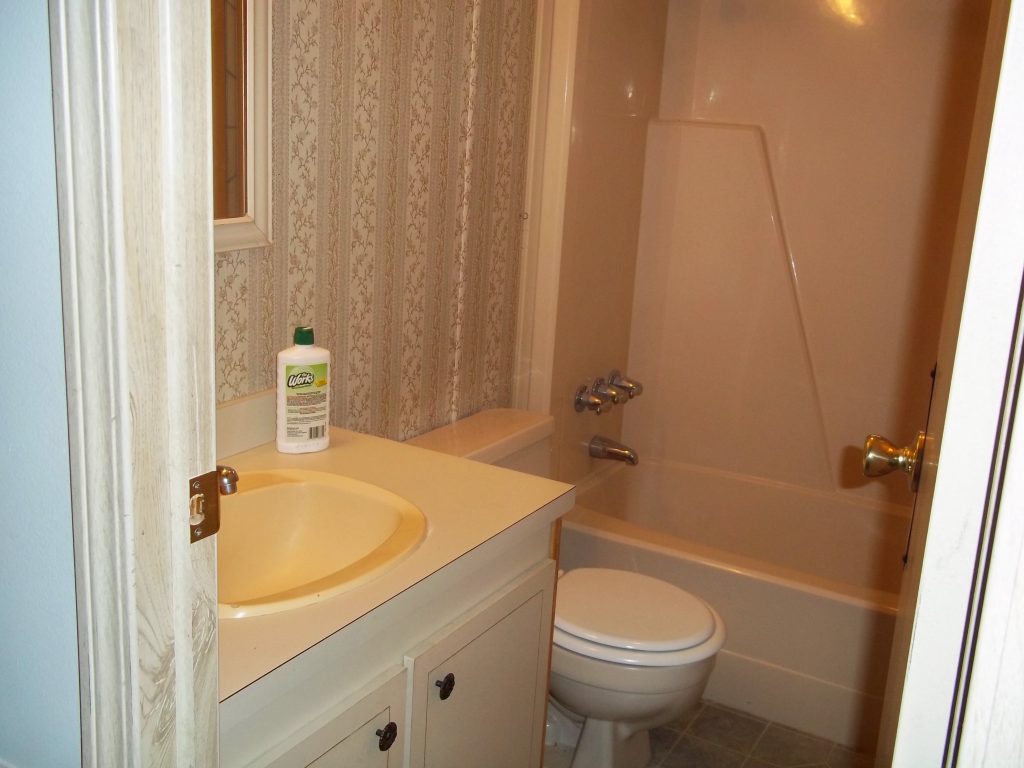 Guest Bathroom with Tub and Vanity
